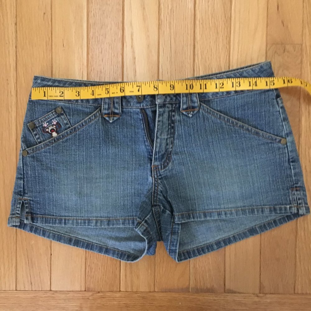 Tilt Juniors Denim Shorts with Monkey Detail on pocket Size 3 - Picture 3 of 4